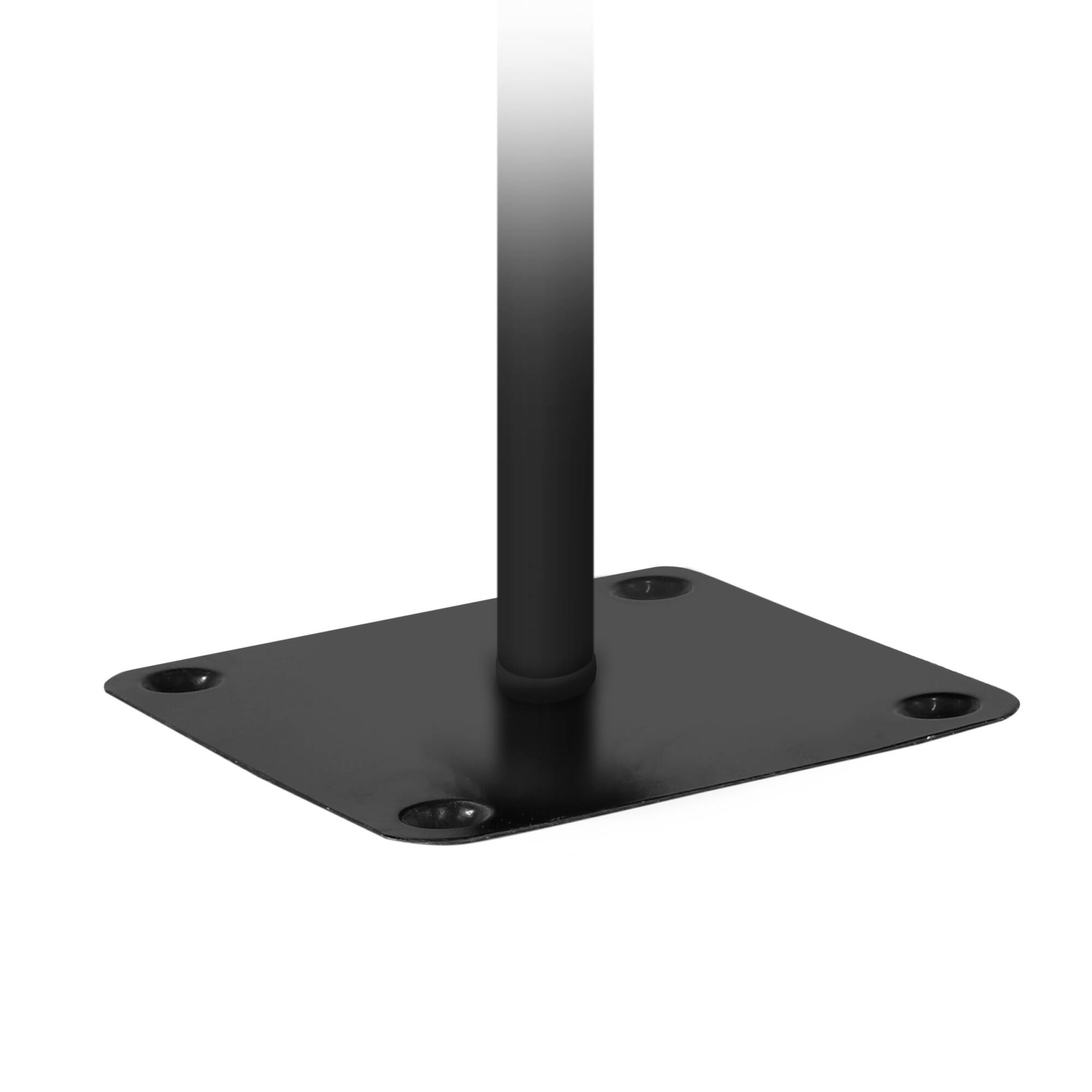 4ft. Pre-Lit Black Artificial Alpine Pencil Christmas Tree, Clear Lights